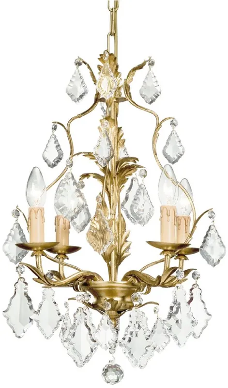 Casa Padrino lampadario barocco di lusso oro Ø 35 x A. 50 cm - Lampadario elegante in stile barocco - Luci Soggiorno Barocco Online Kaufen