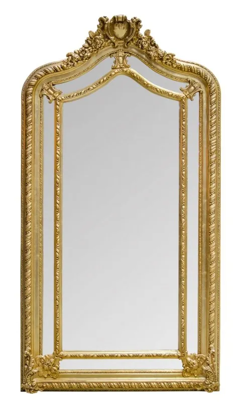 Top-Preis Casa Padrino specchio da parete stile barocco oro 108 x H. 200 cm - Nobile e Sontuoso