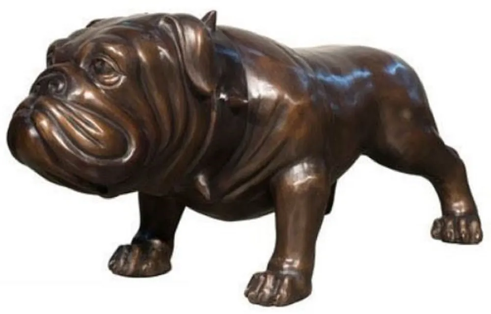 Casa Padrino scultura in bronzo di lusso cane bulldog 81 x 43 x A. 38 cm - Figura di decorazione in bronzo - Accessori di decorazione di lusso Billig