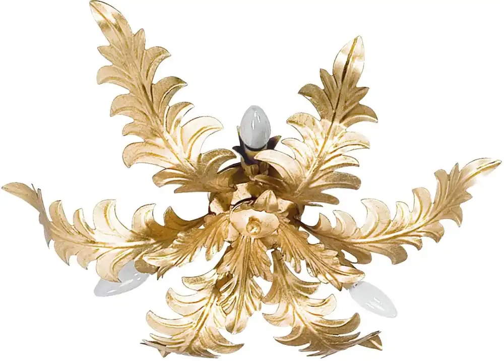 Casa Padrino lampada da soffitto barocco di lusso oro Ø 65 x A. 15 cm - Lampada da soffitto soggiorno barocco - Lampada da soffitto hotel barocco - Mobili Barocchi Sofort Bestellen