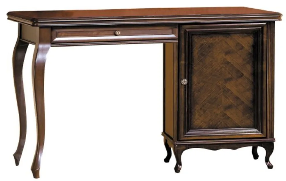 Beliebt Casa Padrino scrivania Art Nouveau di lusso marrone scuro 154,4 x 52,5 x A. 78,8 cm - Tavolo da ufficio in legno massello - Mobili per Ufficio Barocco e Art Nouveau