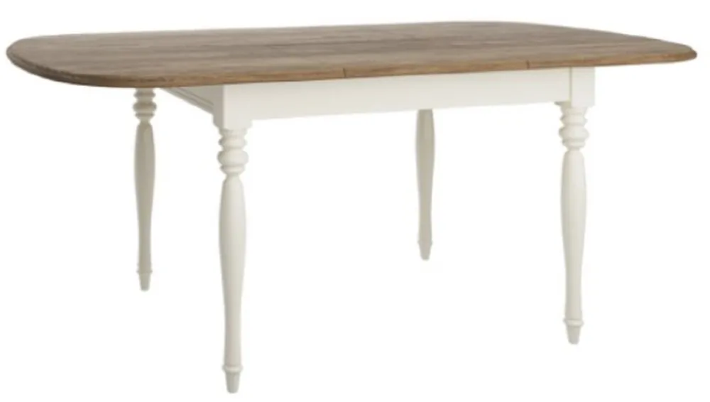 Garantierte Lieferung Casa Padrino tavolo da pranzo Art Nouveau di lusso marrone / crema 140-190 x 95 x A. 77,5 cm - Tavolo da pranzo allungabile in legno massello - Mobili da Pranzo