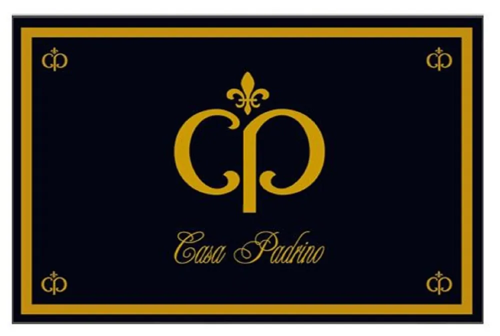 Preisknaller Casa Padrino tappetino per piedi di design blu scuro / oro 80 x 50 cm - Elegante tappetino antisporco - Accessori decorativi di lusso