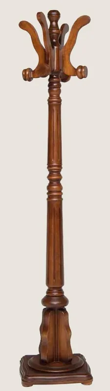 Sonderaktion Casa Padrino stand guardaroba di lusso marrone 35 x 35 x A. 182 cm - Stand guardaroba in legno massello - Mobili guardaroba - Mobili hotel - Qualità di Lusso - Fatto in Italia