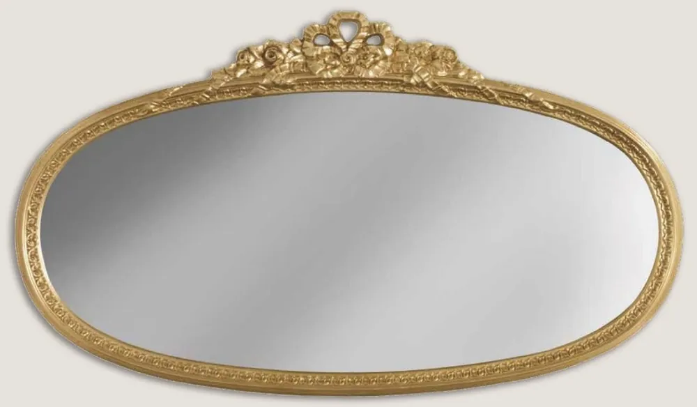 Sale Casa Padrino specchio da parete barocco di lusso oro - Specchio ovale in stile barocco - Specchio da soggiorno barocco - Specchio da armadio barocco - Mobili Barocchi