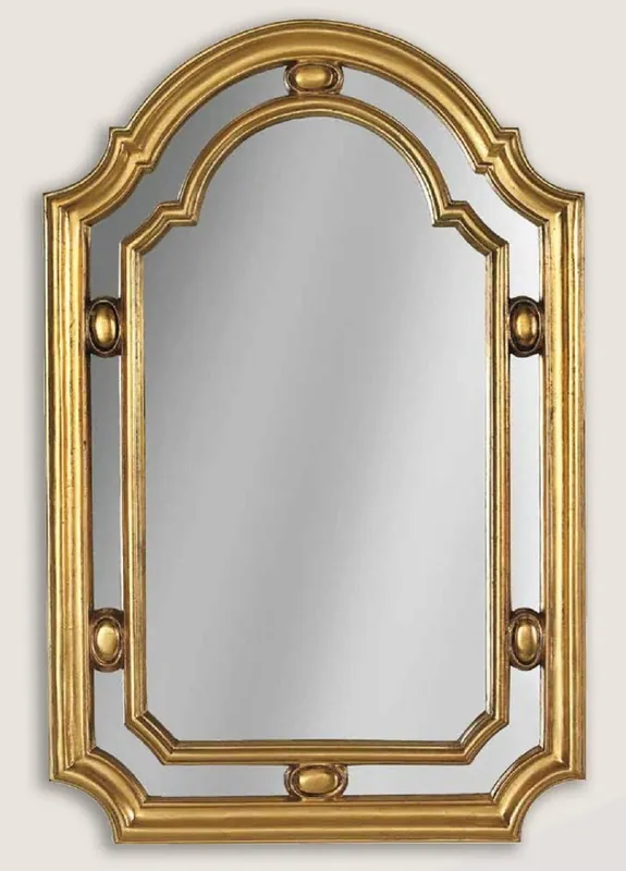Casa Padrino specchio da parete barocco di lusso oro - Specchio fatto a mano in stile barocco - Specchio da soggiorno barocco - Specchio da armadio barocco - Accessori decorazione barocco Preisknaller