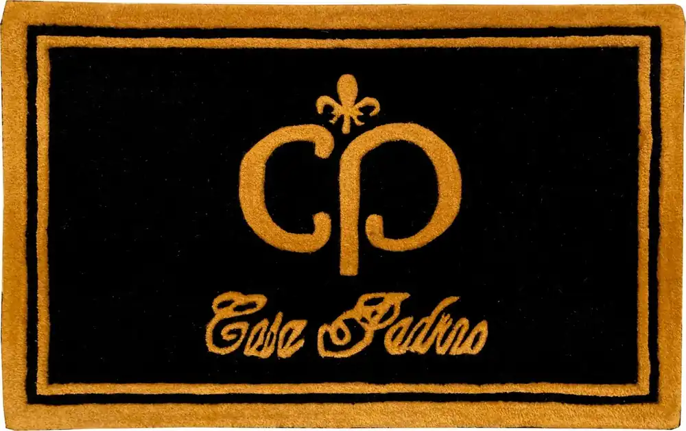 Casa Padrino tappetino per piedi di design nero / oro 80 x 50 cm - Elegante tappetino antisporco - Accessori decorativi Super-Preis