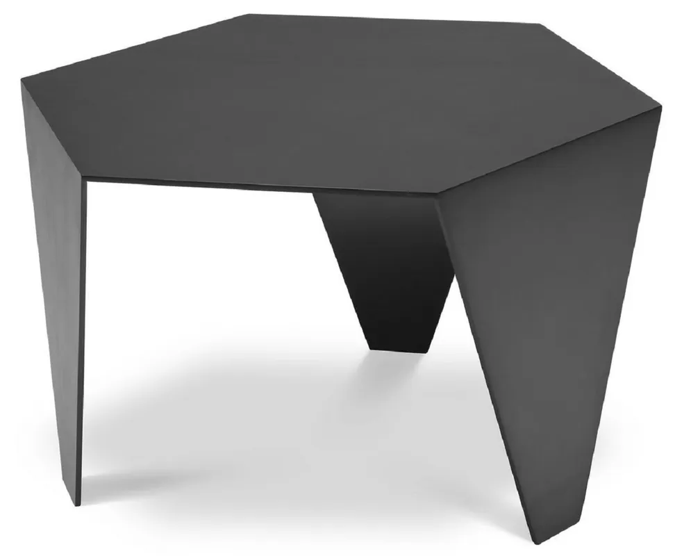 Preiswert Casa Padrino tavolino di lusso bronzo 57,5 x 50 x A. 34,5 cm - Tavolo in acciaio inox a 6 angolare - Mobili soggiorno di lusso - Qualità di Lusso