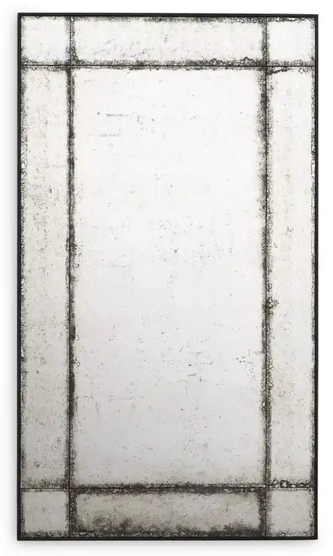 Casa Padrino specchio da parete di lusso 80 x 3 x A. 140 cm - Specchio rettangolare con cornice in mogano e vetro specchiato anticato - Specchio soggiorno - Specchio camera da letto Saisonangebot