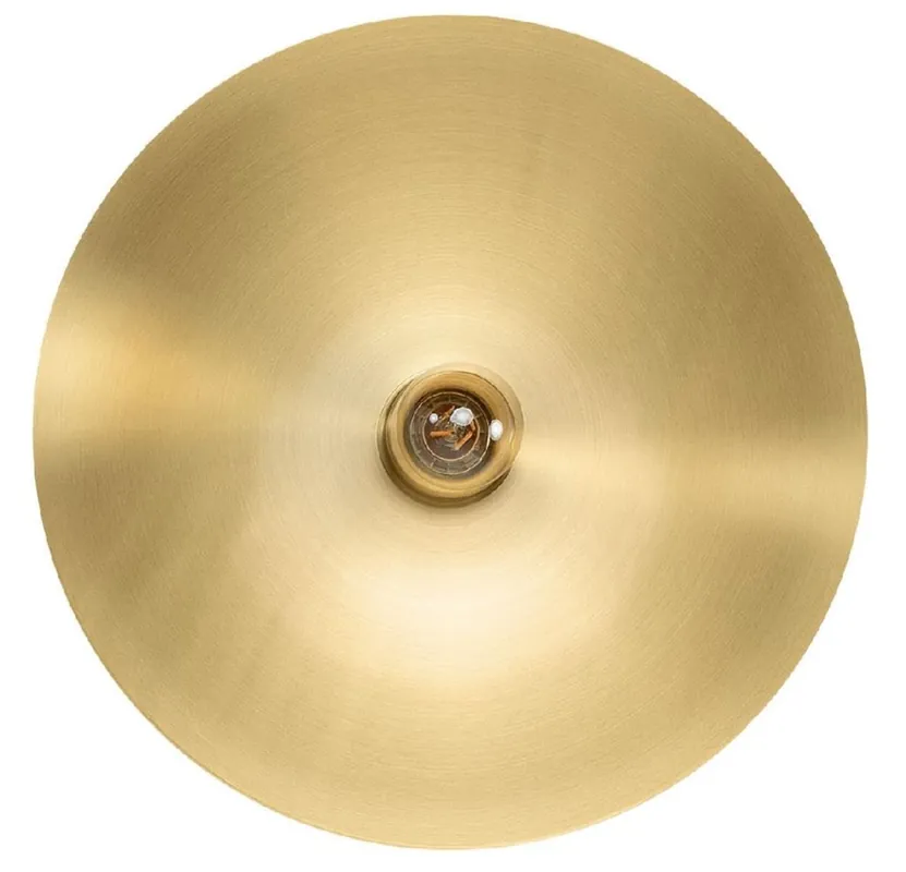 Casa Padrino lampada da parete di lusso Ø 40 cm - Lampada da parete tonda in ottone - Lampada da Parete per Hotel e Ristoranti - Qualità di Lusso Abverkauf