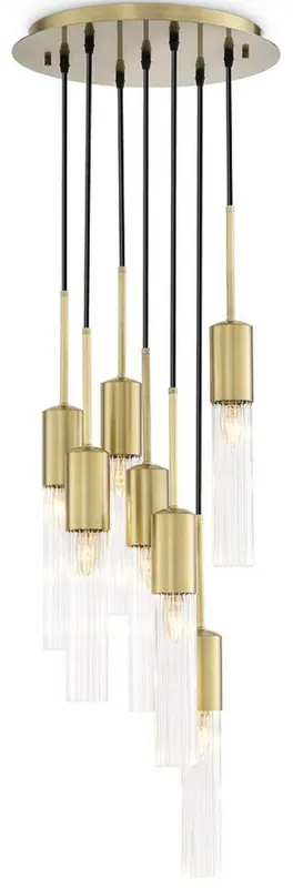 Beliebt Casa Padrino lampadario di lusso ottone antico Ø 40 x A. 160 cm - Lampadario Rotondo per Hotel e Ristoranti - Qualità di Lusso