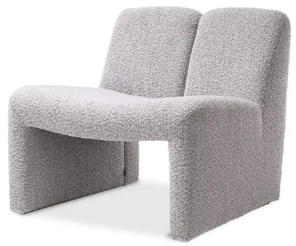Casa Padrino Poltrona di Design Grigio 75 x 73 x A. 72,5 cm - Poltrone da Soggiorno e Hotel - Mobili da Soggiorno e Hotel - Collezione di Lusso Meistverkauft