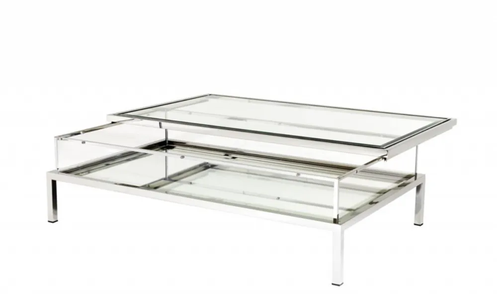 Casa Padrino Art Deco luxury coffee table 140 x 85 x H. 41 cm - living room coffee table - Designer Table Furniture Bestseller