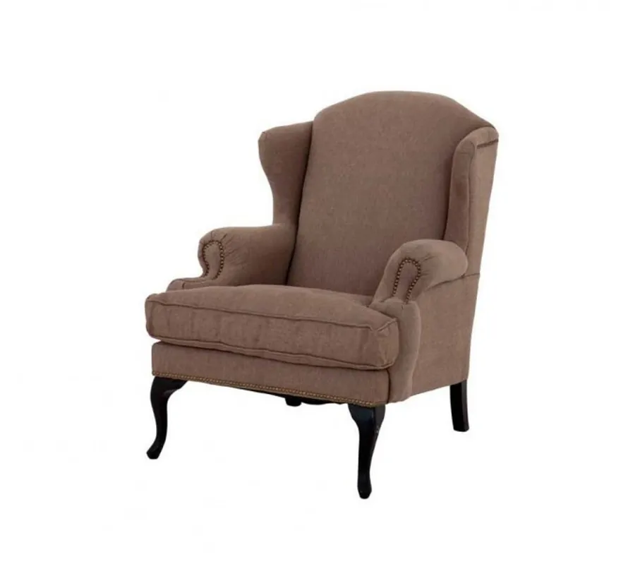 Preis Gesenkt Casa Padrino luxury wing chair brown - Limited Edition
