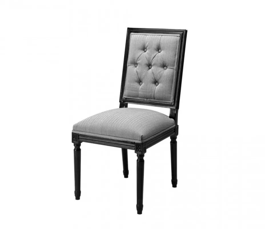 Neu Casa Padrino silla de comedor de lujo Negro - Club Hotel Muebles