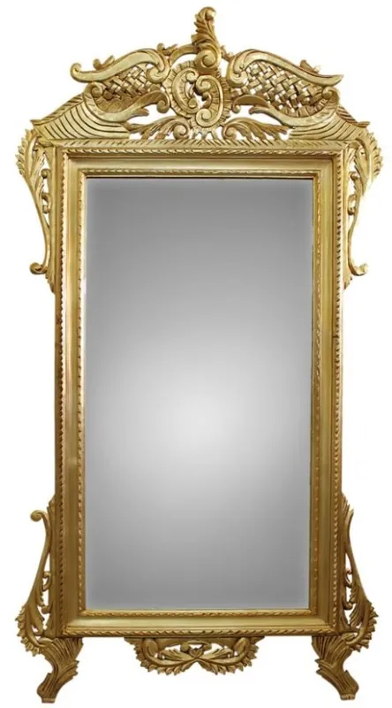 Casa Padrino luxury baroque wall mirror gold 110 x H. 210 cm - Noble & Sumptuous Preiswert