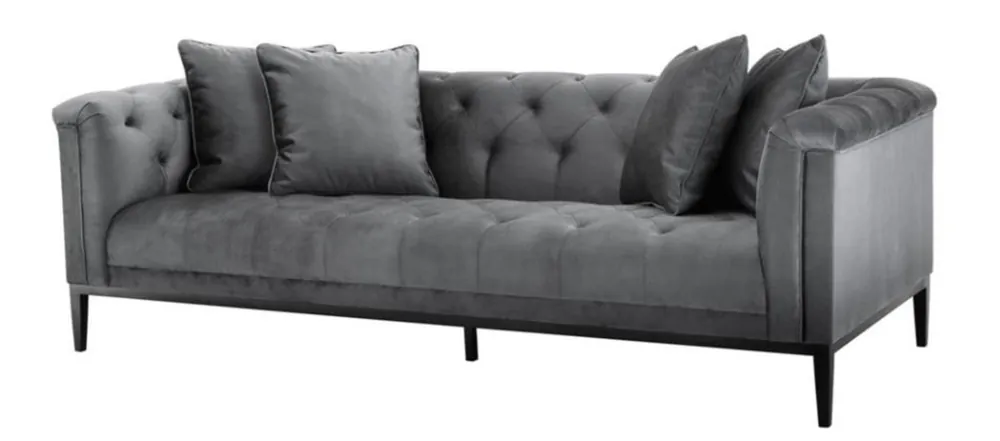 Casa Padrino de lujo sofá gris - muebles para la habitación Schnäppchen