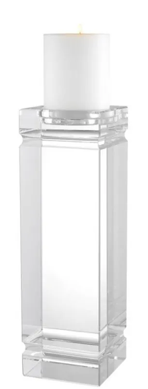 Bestseller Casa Padrino vaso de cristal de lujo candelabro de 12,5 x 12,5 x H. 40 cm - decoración del hotel