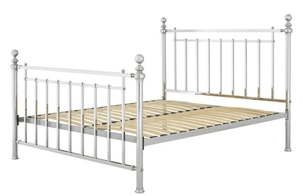 Kracherpreis Casa Padrino de cama de lujo de plata de 186,5 x 225 x H. 145 cm - Muebles de diseño