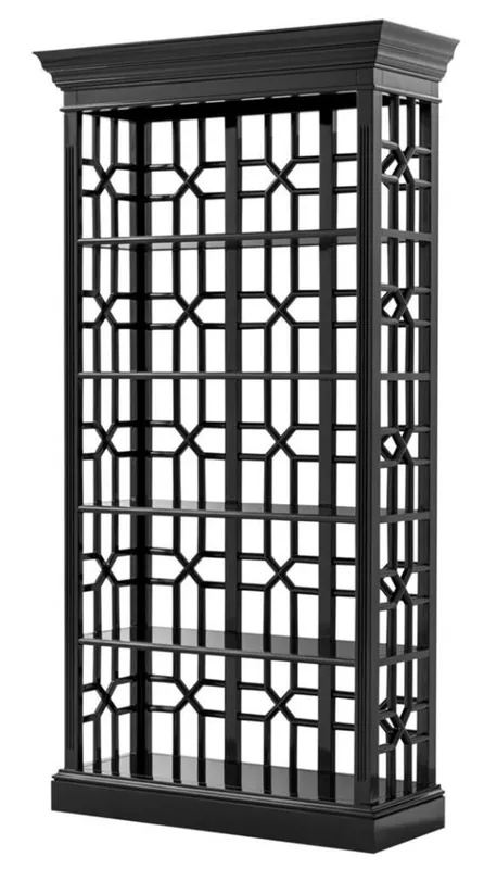 Neuheit Casa Padrino de caoba Diseñador estante del gabinete negro piano - calidad de lujo