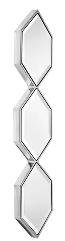 Espejo diseñador Casa Padrino de plata 25 x H. 110 cm - espejo de pared de lujo Highlight