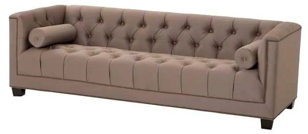 Neuheit Casa Padrino sofá de diseño marrón - colección de lujo