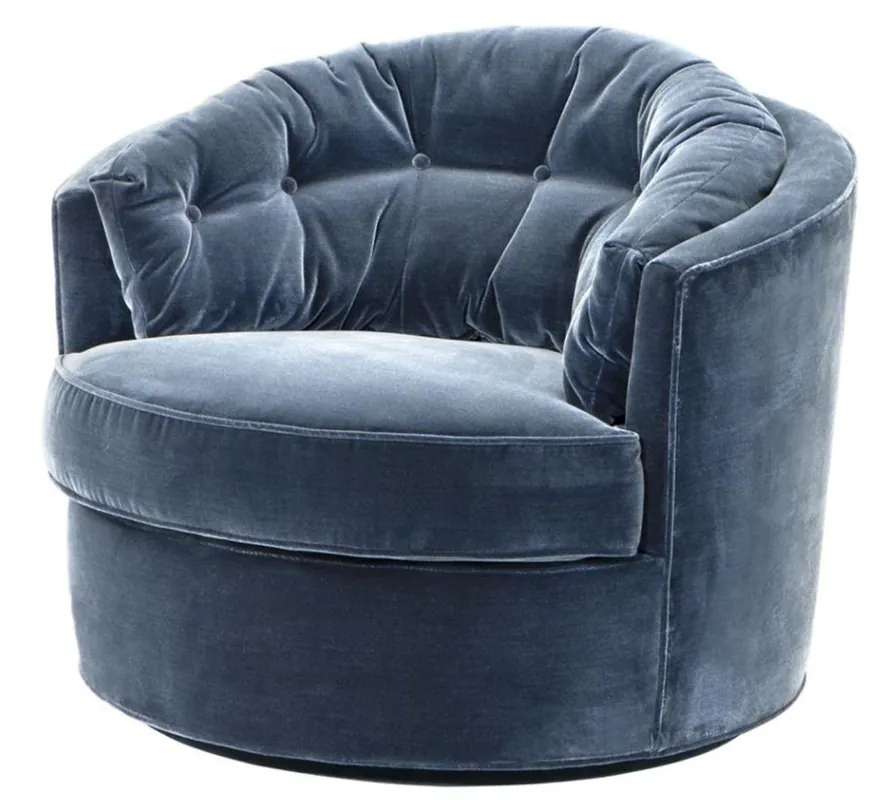 Versand Am Gleichen Tag Casa Padrino sillón de diseño - Butaca de lujo rotación