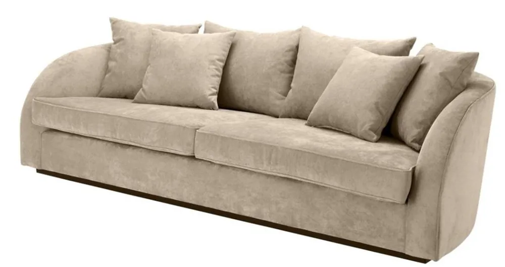 Casa Padrino hotel de lujo sofá crudo 255 x 91 x H. 72 cm - colección del diseñador Ausverkauf