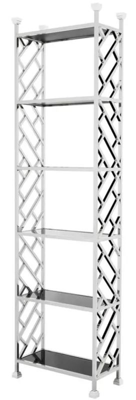 Online Kaufen Casa Padrino plataforma diseñador del gabinete de plata 65 x 32 x H. 230 cm - calidad de lujo