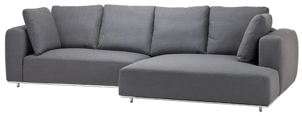 Casa Padrino de lujo sofá gris - sofá de la esquina diseñador Nur Für Kurze Zeit