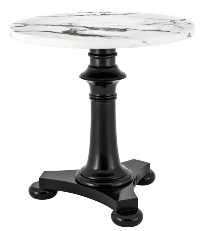 Garantierte Lieferung Casa Padrino mesa de diseño de lujo de mesa / lateral 65 x 67 cm - H. edición limitada