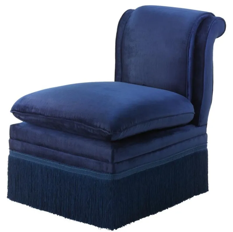 Garantierte Lieferung Casa Padrino silla de diseño de lujo azul 55 x 74 x H. 74 cm - Edición limitada
