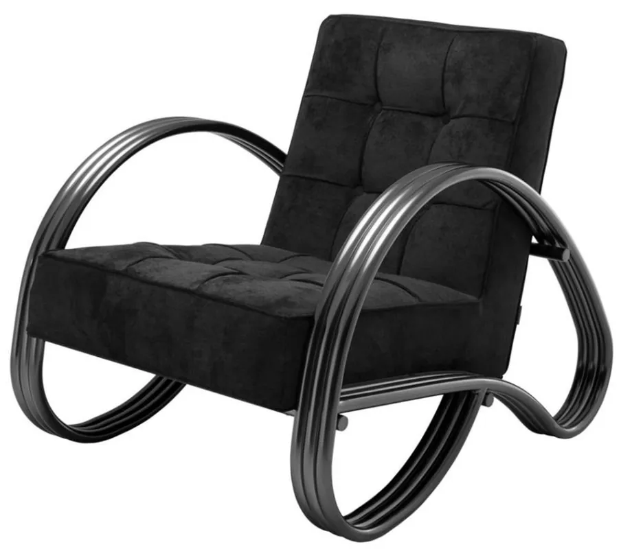 Bestseller Casa Padrino butaca de lujo de bronce 75 x 98 x H. 78 cm - sillón de diseño