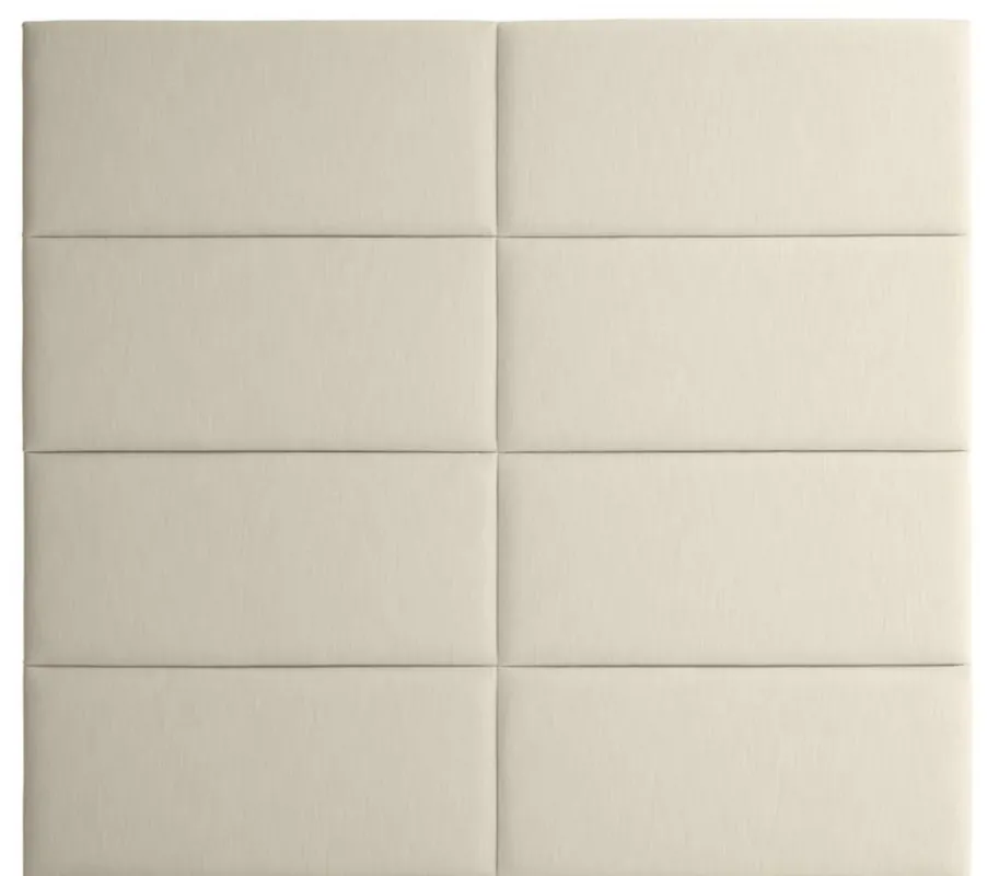 Echt Casa Padrino cabecero de cama de diseño de marfil H. 200 x 180 cm - muebles de lujo