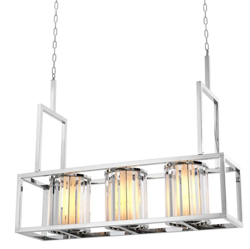 Echt Casa Padrino lámpara de lujo de plata de 120 x 32 x H. 98 cm - hotel de muebles del restaurante