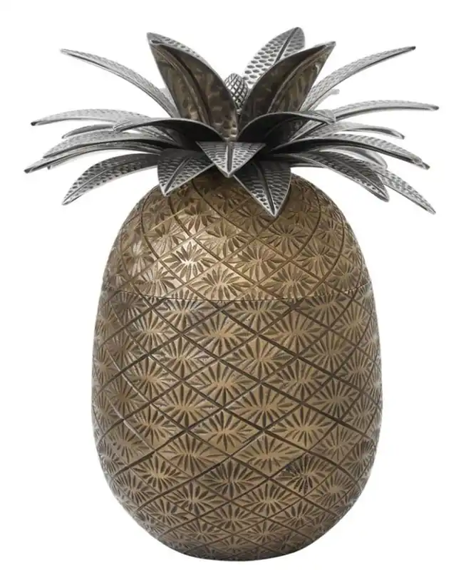 Casa Padrino decoración de lujo Piña 16 x H. 28 cm - restaurante de diseño del hotel deco Angebot