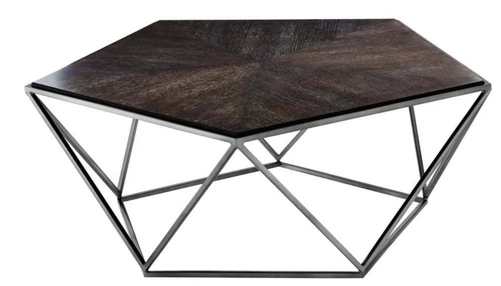 Casa Padrino mesa de centro de mesa / sala de estar 94 x 94 x H. 38 cm - muebles de lujo Top-Angebot