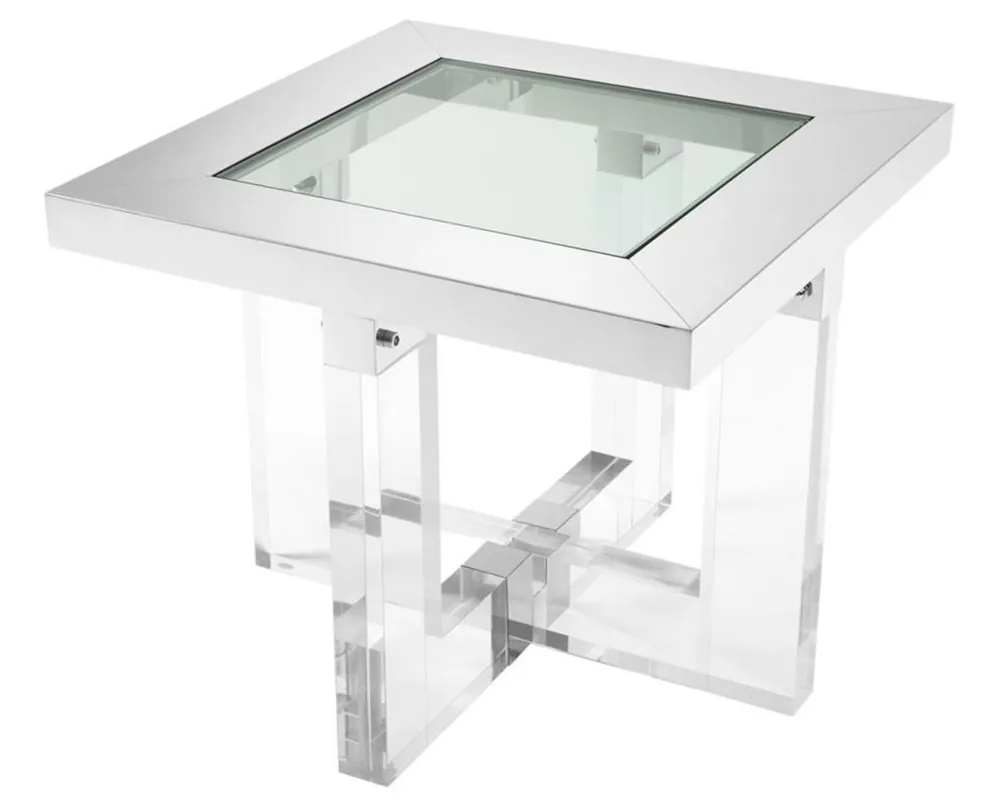 Nur Heute Casa Padrino hotel de lujo mesa auxiliar 60 x 60 x H. 50 cm - Muebles de diseño