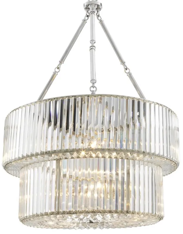Casa Padrino lámpara de lujo de plata 67 x H. 90 cm - colección de hoteles de lujo Jetzt Bestellen