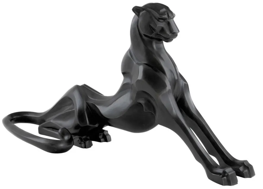 Sonderangebot Casa Padrino figura de bronce de lujo del guepardo 85 x 27 x H. 43 cm - Figura Art Deco