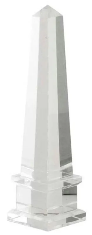 Bestseller Casa Padrino cristal de lujo obelisco de cristal de 6,5 x 6,5 x H. 26 cm - diseñador de la sala de estar decoración del hotel
