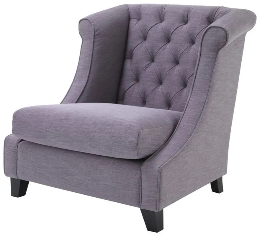 Nur Heute Casa Padrino vida de lujo sillón de la sala púrpura 86 x 93 x H. 92 cm - muebles del hotel
