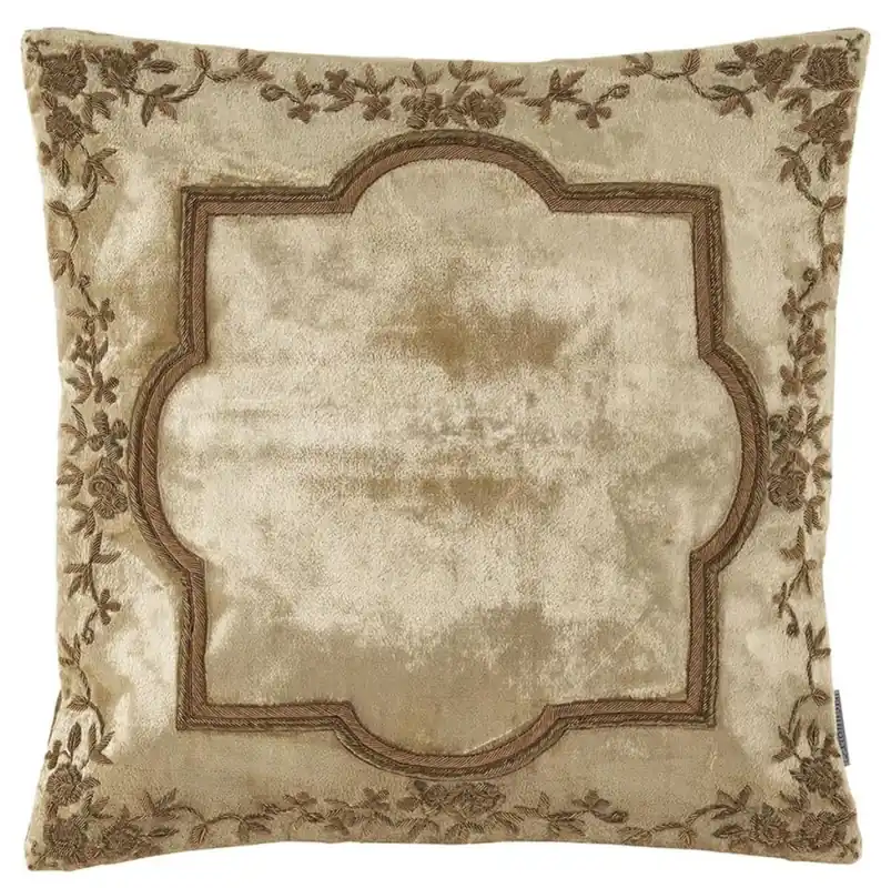 Casa Padrino hotel almohada beige / oro 40 x 40 cm - amortiguador de lujo Neue Kollektion