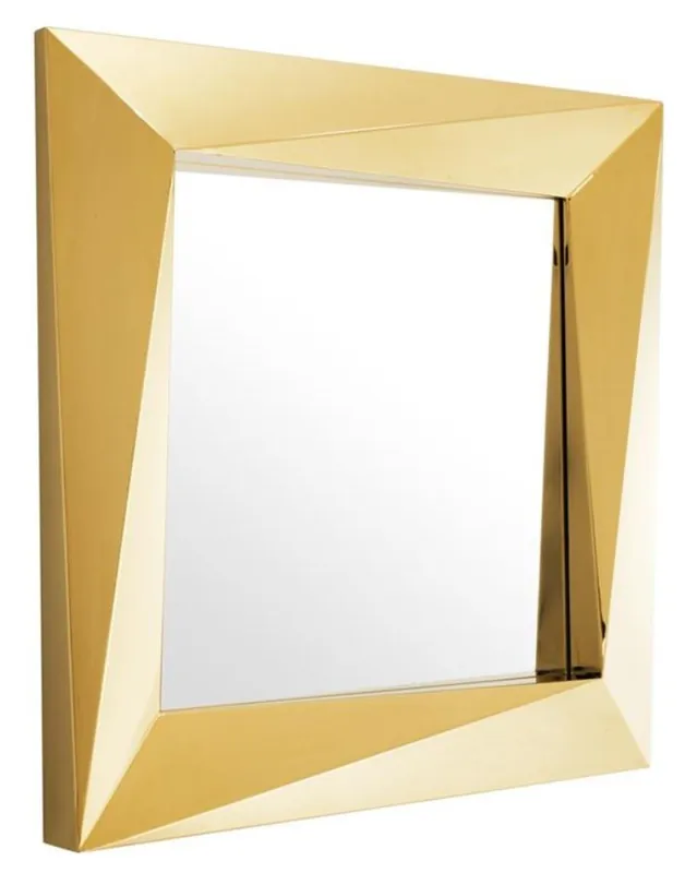 Casa Padrino Espejo de pared / espejo de pared de lujo Oro 100 x H. 100 cm - calidad de lujo Jetzt Kaufen