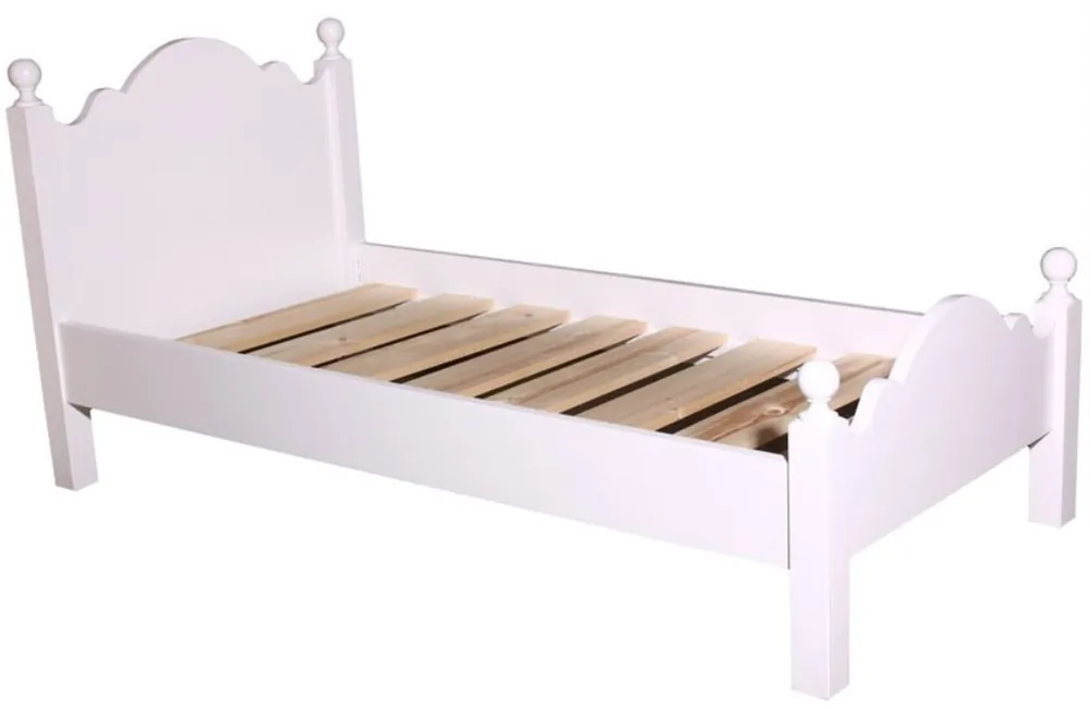 Highlight Casa Padrino casa de campo estilo cama rosa 90 x 190 cm - muebles de dormitorio en estilo country