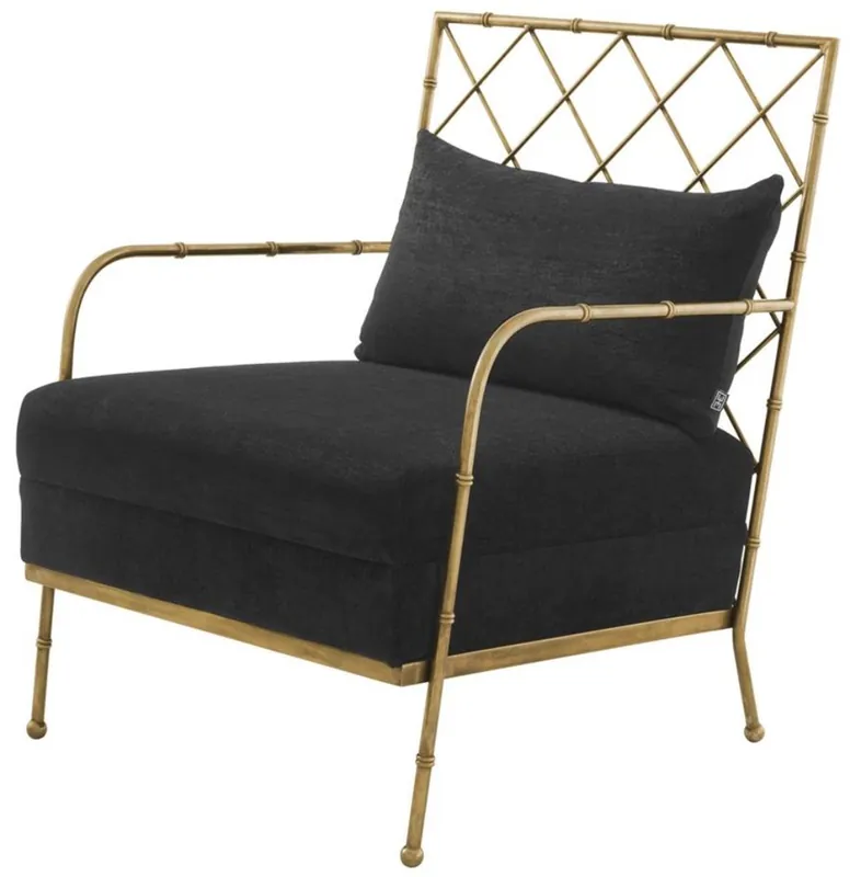 Casa Padrino sillón de lujo latón antiguo 64,5 x 71,5 x H. 83 cm - edición limitada Garantierte Lieferung