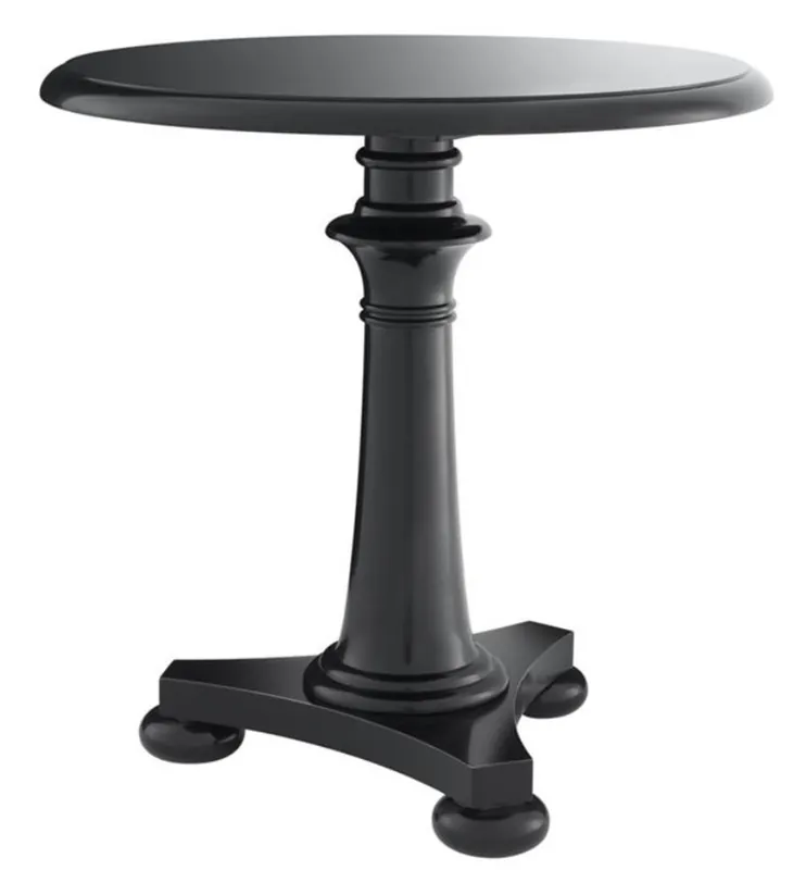Mega-Angebot Casa Padrino Mesa de Lujo / Mesa de Acompañamiento Negro 75 x H. 75 cm - Colección Hotel