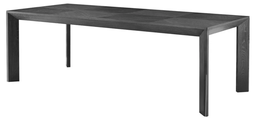 Casa Padrino mesa de comedor de lujo en negro 225 x 100 x H. 75 cm - Edición Limitada Angebot