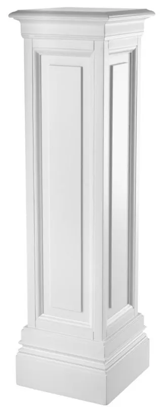 Neue Ware Casa Padrino columna de la sala de estar blanco 33 x 33 x H. 120 cm - colección de lujo