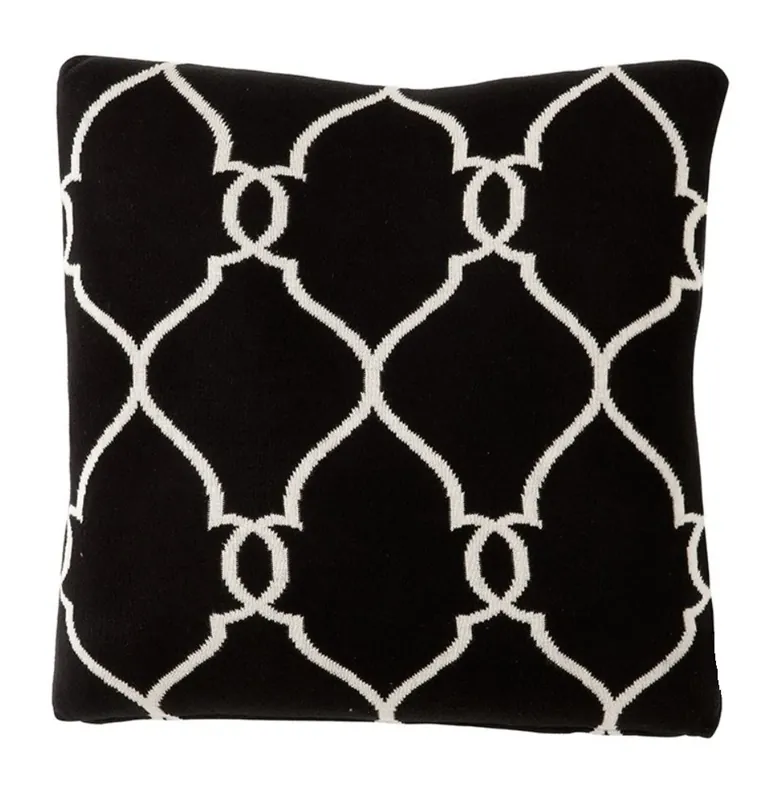 Casa Padrino almohada de lujo negro 50 x H. 50 cm - accesorios de sala de estar Schneller Versand